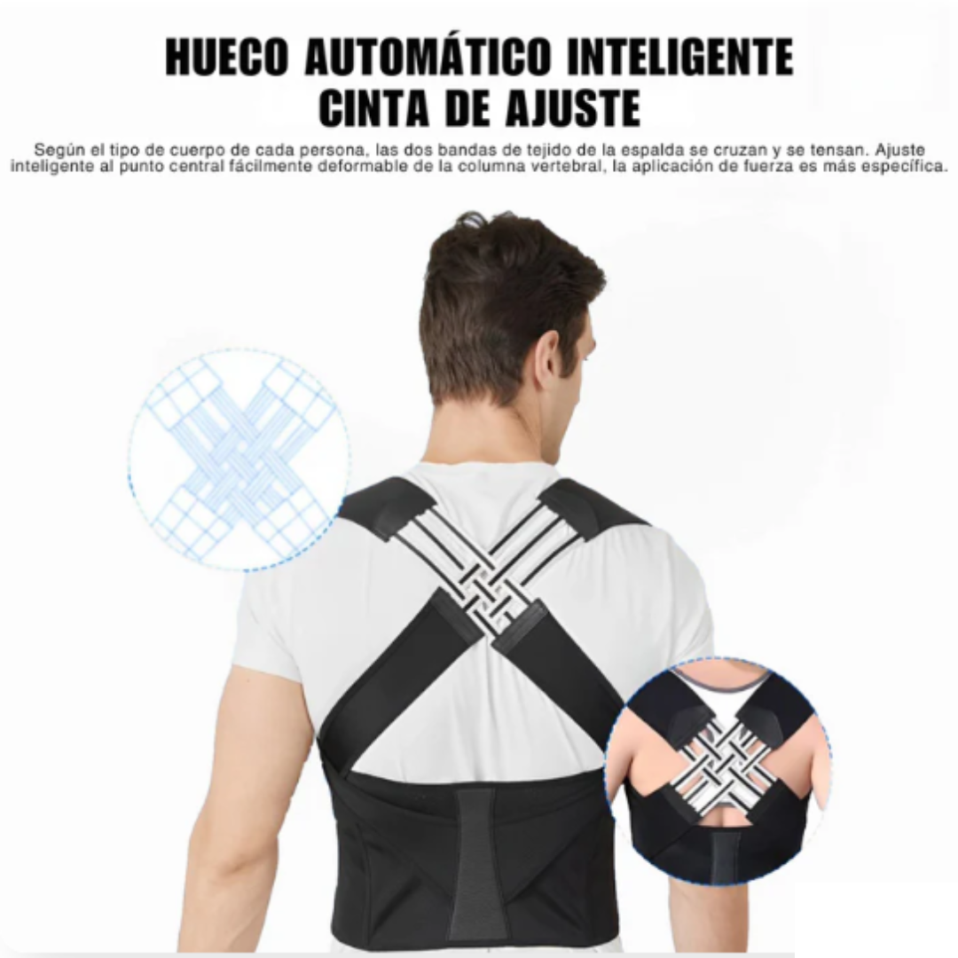 Soporte Postural Ajustable para Espalda y Hombros