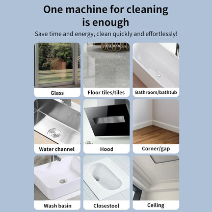 Cordless 360° Spin Scrubber with 8 Heads